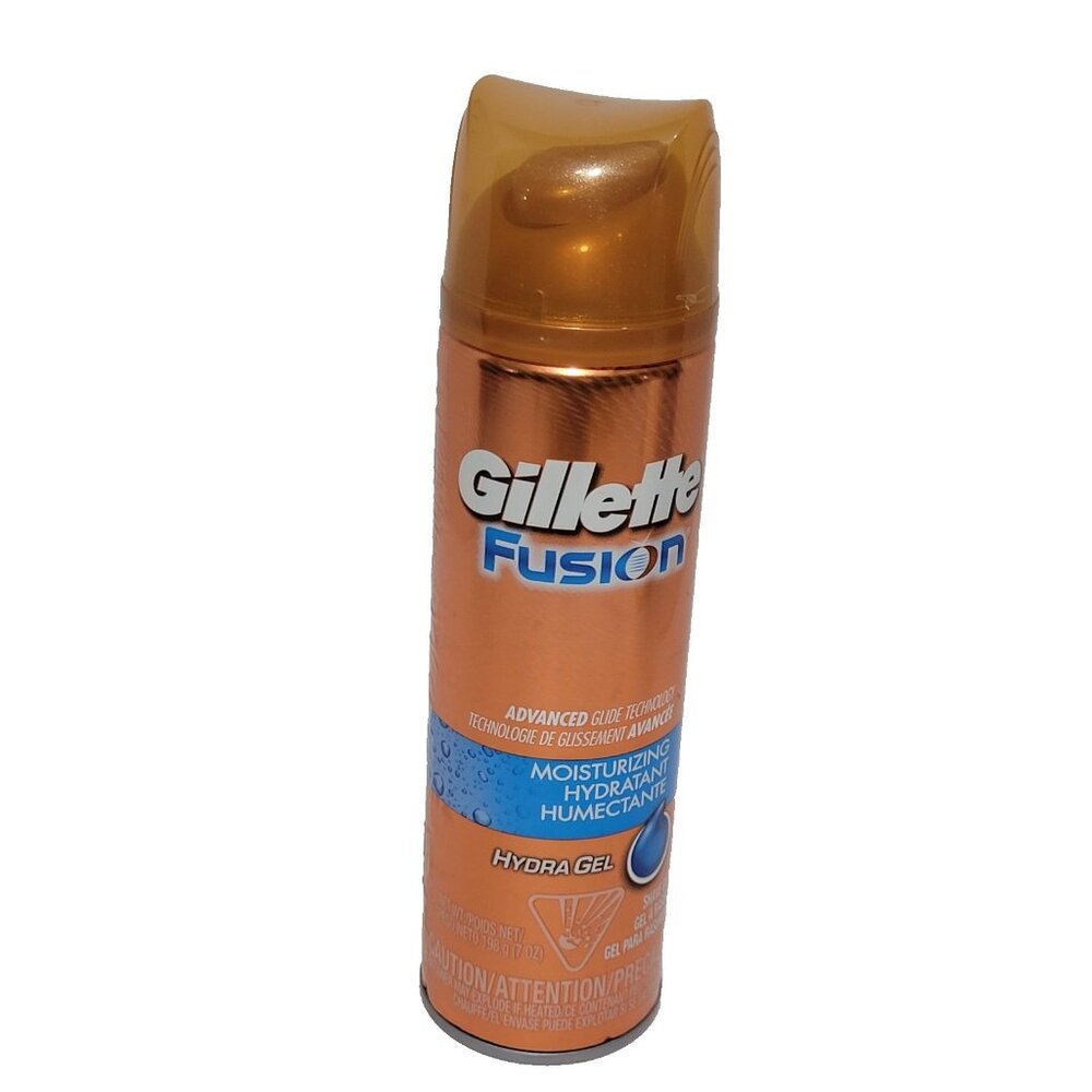 Gillette Fusion Shave Gel Hydra Gel Moisturizing 7 oz Discontinued Men Beard NEW